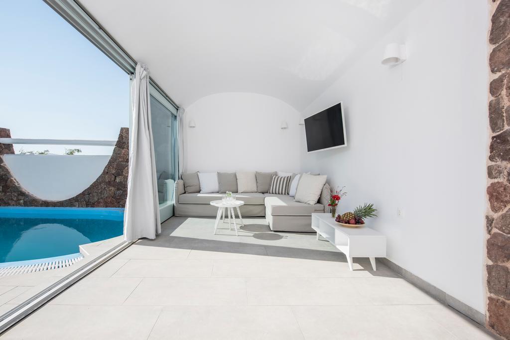 Secret Earth Villas - Santorini คามารี ภายนอก รูปภาพ